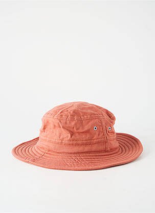 Chapeau fermeture elastique autour du cou rouge MTM homme