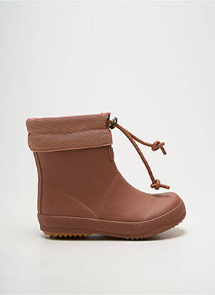 Bottes fourrée bout rond rose BISGAARD fille