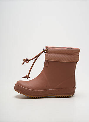 Bottes fourrée bout rond rose BISGAARD fille