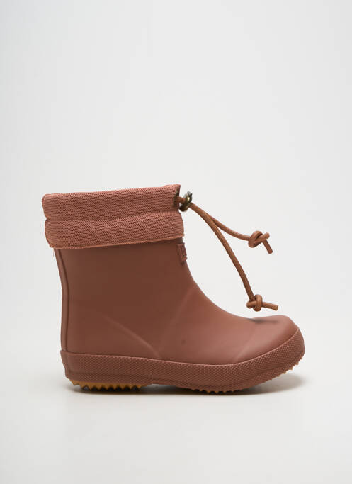 Bottes bout rond bout rond rose BISGAARD fille