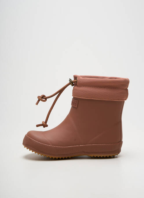 Bottes bout rond bout rond rose BISGAARD fille