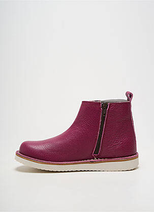 Bottines/boots matière lisse bout rond rose EL NATURALISTA fille