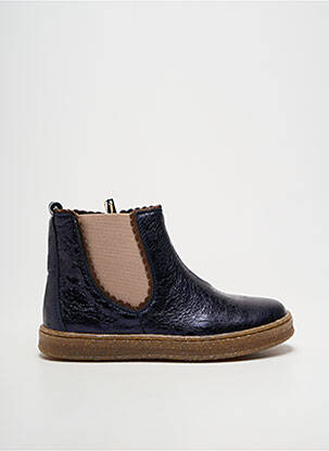 Bottines/boots semelle amovible bout rond bleu BISGAARD fille