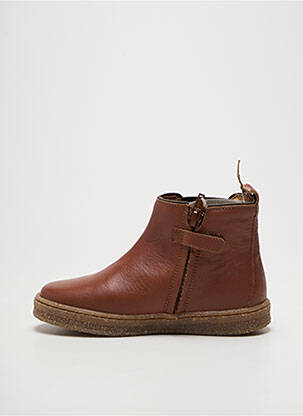 Bottines/boots fermeture zippée bout rond marron BISGAARD enfant