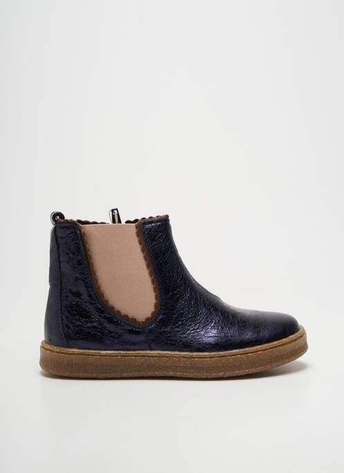 Bottines/boots semelle amovible bout rond bleu BISGAARD fille
