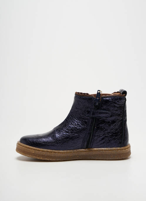Bottines/boots semelle amovible bout rond bleu BISGAARD fille