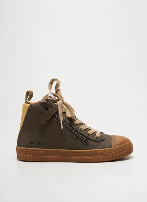 Bottines/boots fermeture zip et lacets bout rond vert BISGAARD garcon