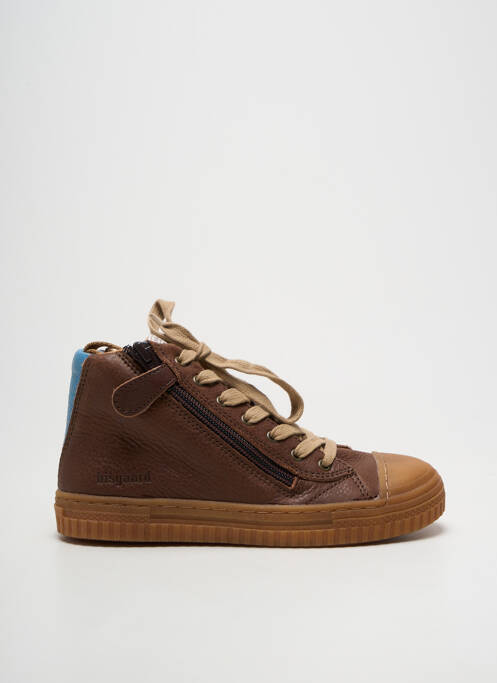 Bottines/boots fermeture zip et lacets bout rond marron BISGAARD garcon