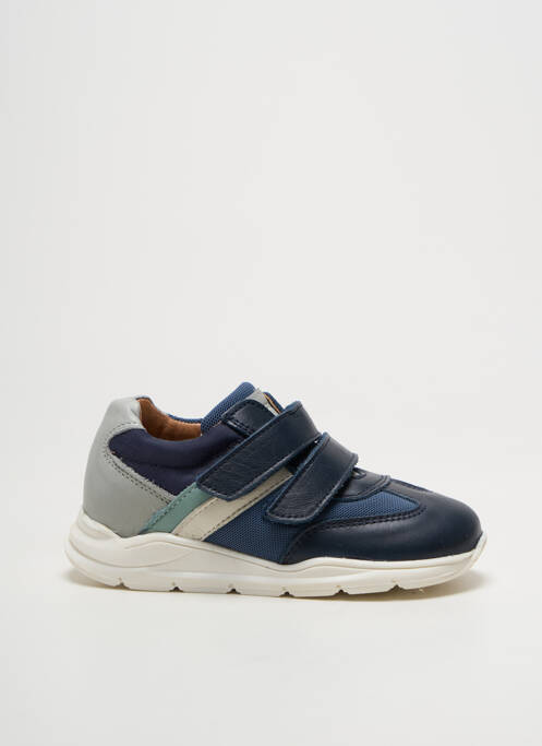 Baskets voute plantaire bout rond bleu BISGAARD garcon