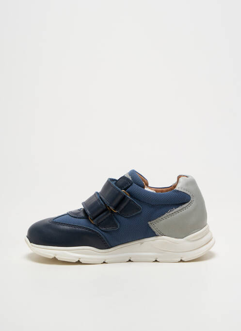 Baskets voute plantaire bout rond bleu BISGAARD garcon
