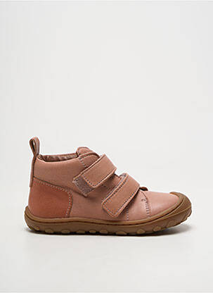 Bottines/boots semelle amovible bout rond rose BISGAARD fille