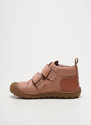 Bottines/boots semelle amovible bout rond rose BISGAARD fille