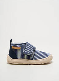 Baskets semelle amovible bout rond bleu BISGAARD garcon