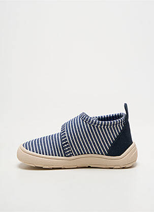 Baskets semelle amovible bout rond bleu BISGAARD garçon