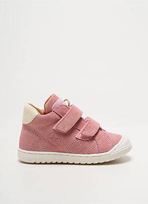 Baskets voute plantaire bout rond rose BISGAARD fille