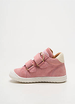 Baskets voute plantaire bout rond rose BISGAARD fille