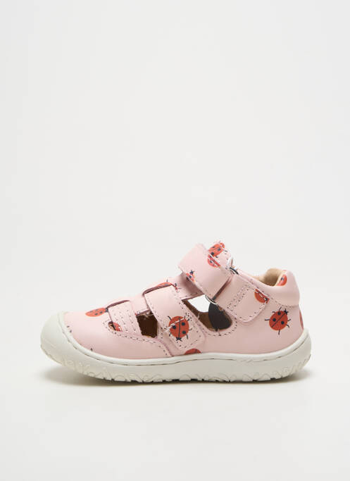Baskets voute plantaire bout rond rose BISGAARD fille