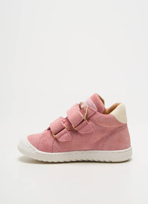 Baskets voute plantaire bout rond rose BISGAARD fille