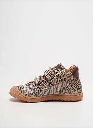 Baskets semelle amovible bout rond beige BISGAARD fille