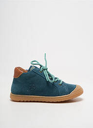 Bottillons semelle amovible bout rond bleu BISGAARD garcon