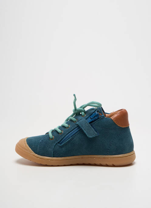 Bottillons semelle amovible bout rond bleu BISGAARD garcon