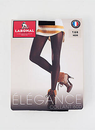 Collants stretch noir LABONAL femme