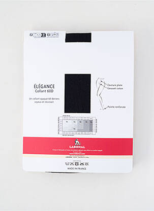 Collants stretch noir LABONAL femme