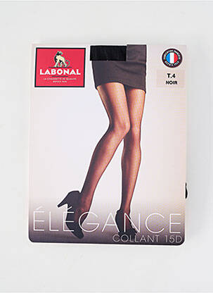 Collants stretch noir LABONAL femme