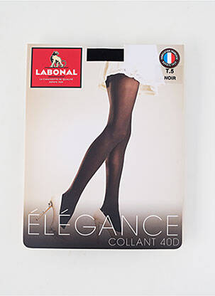 Collants stretch noir LABONAL femme