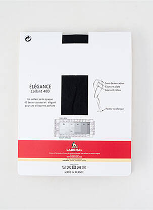 Collants stretch noir LABONAL femme