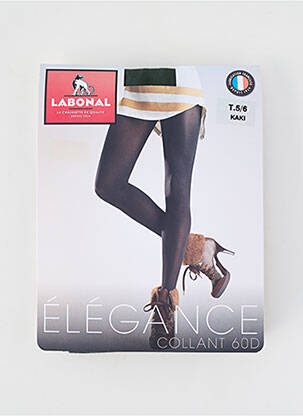 Collants stretch vert LABONAL femme