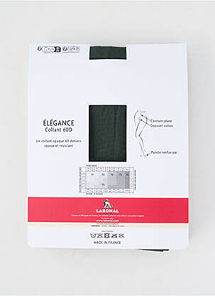 Collants stretch vert LABONAL femme
