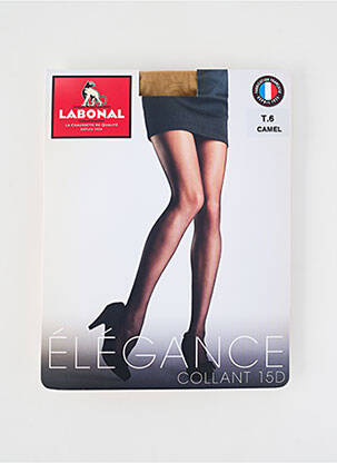Collants stretch beige LABONAL femme
