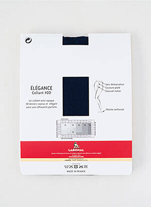Collants stretch bleu LABONAL femme