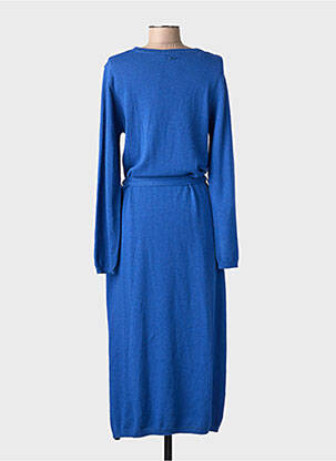 Robe pull stretch manches longues bleu RIVER WOODS femme