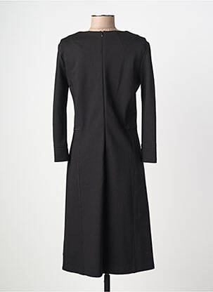 Robe mi-longue manches 3/4 manches 3/4 noir SUMMUM femme