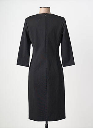 Robe mi-longue manches 3/4 manches 3/4 noir MARC AUREL femme