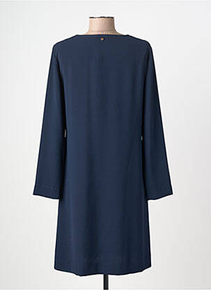 Robe courte manches longues manches longues bleu RIVER WOODS femme