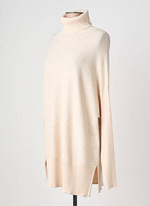 Pull tunique stretch manches longues beige MARC AUREL femme