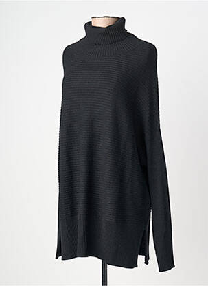 Pull tunique stretch manches longues noir MARC AUREL femme