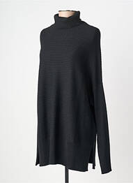 Pull tunique stretch manches longues noir MARC AUREL femme