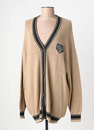 Gilet manches longues stretch marron ARMANI EXCHANGE femme