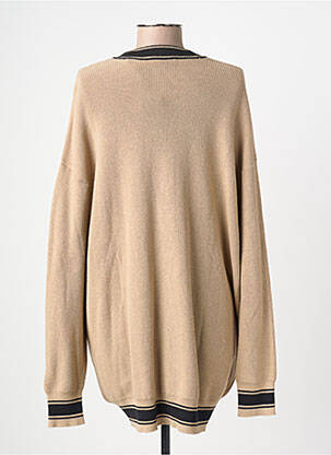 Gilet manches longues stretch marron ARMANI EXCHANGE femme