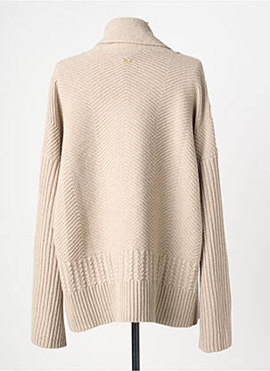 Gilet manches longues stretch beige ARMANI EXCHANGE femme