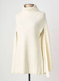 Pull tunique stretch manches longues beige STELLA FOREST femme