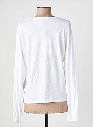 T-shirt manches longues manches longues blanc FIVE femme