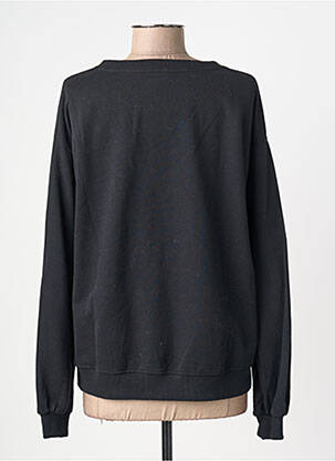 Sweat-shirt stretch manches longues noir JUVIA femme