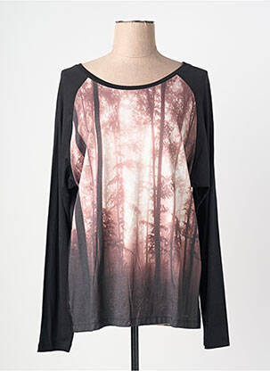 T-shirt manches longues manches longues noir SCAPA femme