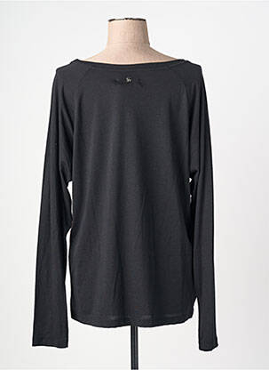 T-shirt imprimé fantaisie manches longues noir SCAPA femme