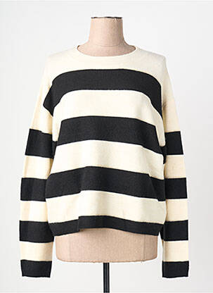 Pull stretch manches longues beige MARC AUREL femme